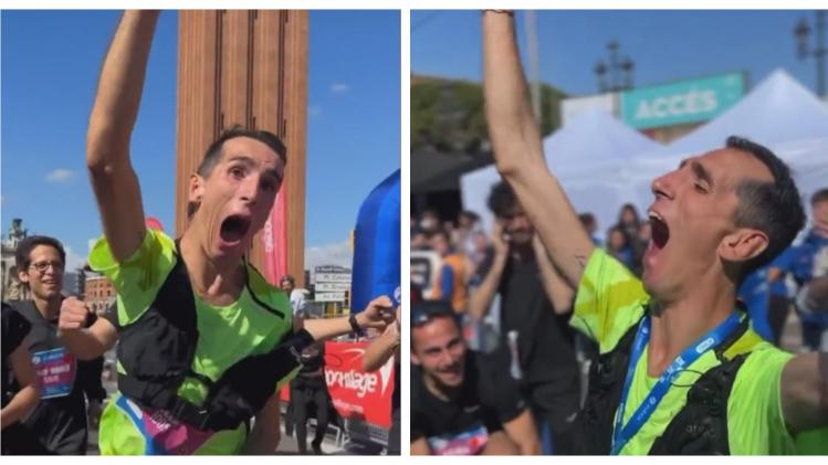 Handicapé à 76%, il termine un marathon dans une ambiance incroyable (vidéo)